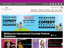 Tablet Screenshot of civictheatrenewcastle.com.au